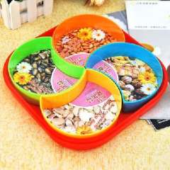 ที่ยอดเยี่ยม จตุรัสควีน จาน ขนม ที่มีสีสัน ประทับตรา จาตุรงค์ ( 2494 ) สี แบบสุ่ม