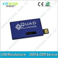 Promotion OEM Kreditkarte USB f&uuml;r Kundenspezifische Logo