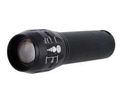 3 modos de zoom linterna LED ( Negro )