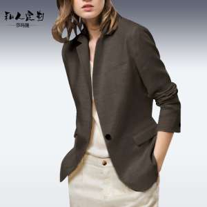 Fall casual suit small suit women jacket temperament wild one buttoned suit jacket dignified atmosphere autumn British wind