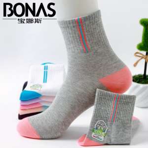 Ms. Bao Naisi autumn and winter tube socks cotton socks cotton deodorant cotton socks sports socks warm waist waist socks