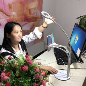 Mobile phone support multi-functional beauty makeup light fast mobile phone desktop broadcast bracket anchor broadcast live shelf