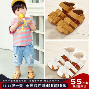 Summer Boy Baby Sandals Female 1-3 Slip Soft Princess At the age of 2 Infants Baotou Functional Toddler Shoes
