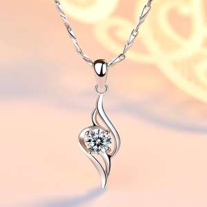 99 9 स्टर्लिंग चांदी का हार महिला पुलाव छात्रों जापान और दक्षिण कोरिया सरल लटकन गर्लफ्रेंड जन्मदिन उपहार अपनी पत्नी और प्रेमिका भेजने के लिए