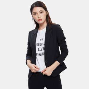 Luxury Amas 2017 autumn and winter new lady self-cultivation of a deduction of professional suit jacket jacket ol