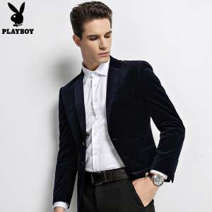Playboy suits men's new casual business men's suits autumn and winter Slim British dress men's suit
