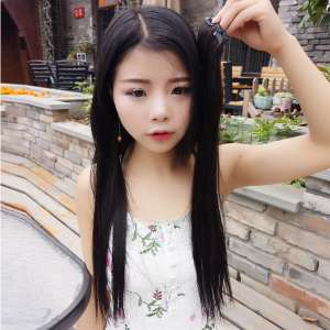 The hair piece is made of thick hair