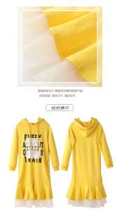 Vers&atilde;o coreana do feminino outono e inverno su&eacute;ter longo encapuzados estudantes saia de cauda de pesco&ccedil;o pesco&ccedil;o redondo com costura chic solto grosso mais veludo