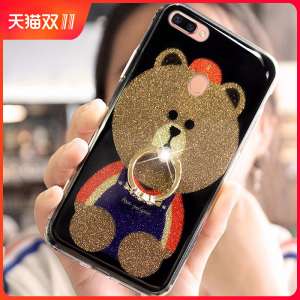 Oppor9s / r11 phone case cute cartoon bear female section r9splus silicone case wrestling soft shell R11plus