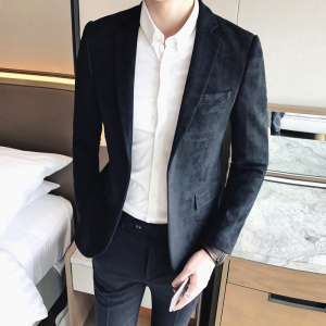 Autumn and winter new men's suits youth England trend single suit jacket Korean version of the business casual small suit men