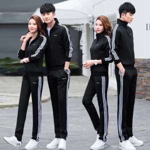 스포츠 정장 남성 봄, 가을 운동복 청소년 스웨터 레저 커플 스포츠 의류 남성의 추세 한국어 버전