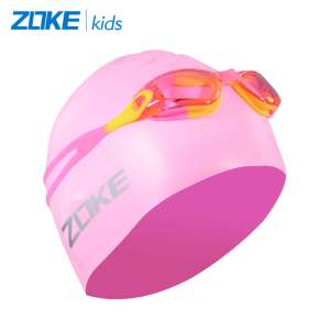 ZOKE Chou children swimming goggles swimming cap set swimming equipment youth combination set male and female swimming goggles