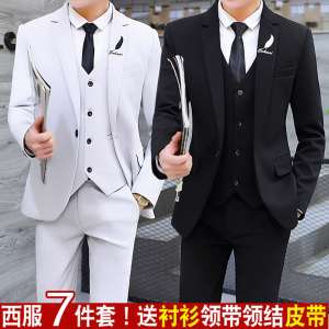 สูทชุดเล็กสูทผู้ชายชุดสามชิ้นฤดูใบไม้ผลิและฤดูใบไม้ร่วงชุดนักเรียนชุดนักเรียนชุดสูทชุดแต่งงานขนาดเล็ก