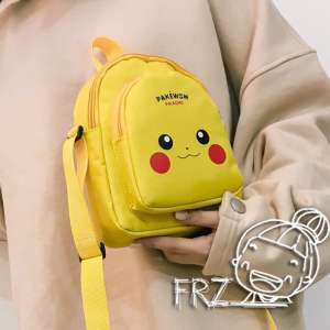 Japanese cute children's Pikachu small bag Harajuku style cartoon cute cartoon female tide mini casual Messenger bag