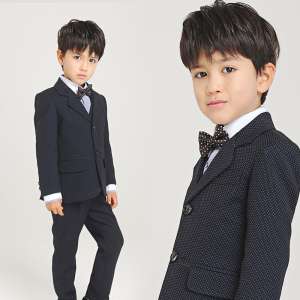 Palm Crow Children's Dresses Boy's Suit Suit Suits Boy's Flower Kids Student's Baby Performance Spring &