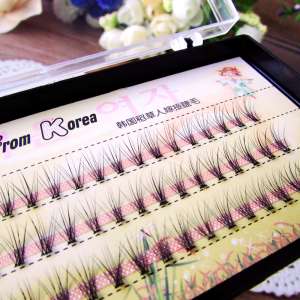 DIY planting grafting false false eyelashes natural soft | single plant 60 / box | 10 hair
