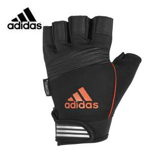 أديداس أصيلة أديداس ADGB-12332/3 نصف الإصبع قفازات الرياضة واللياقة البدنية للجنسين ركوب الخيل