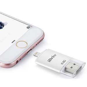 IPhone6 ​​/ 7 Apple mobile phone u disk 64G external external memory expansion into the computer dual-use three-way USB