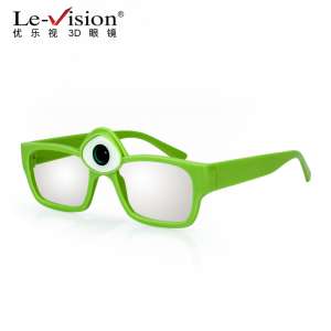 Elegant As One Child Eyes Polarized 3d Glasses Polarized Flash 3D Eye TV Cinema Three D Glasses