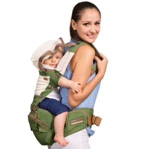 Hobbies bear baby waist stool | cotton | baby summer breathable stool multi-purpose children's belt baby stool C08